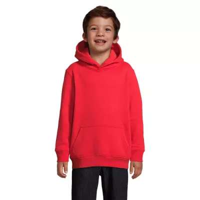 Bluza dziecięca z kapturem Sol's CONDOR KIDS - Bright Rojo (S04238-BT)
