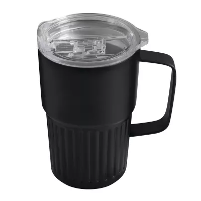 Próżniowy kubek 450 ml WAVE HOLD - czarny (56-0304709)