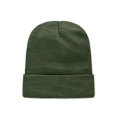 Czapka zimowa unisex z dzianiny RPET CAPNIT - Kamienny Szary (MO2359-15)