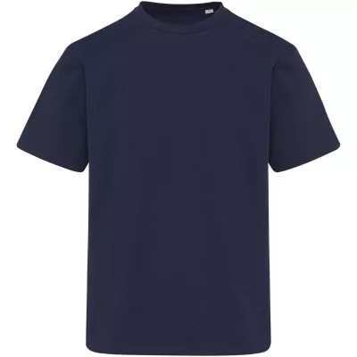 Lucas 280 g/m2 koszulka oversize unisex z bawełny organicznej z certyfikatem OCS  - Granatowy (39562-NAVY)
