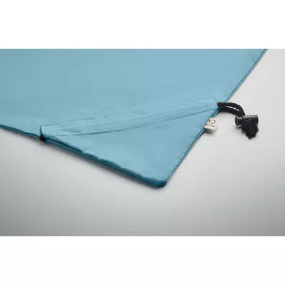 Torba składana z recyklingu 140 g/m² CARRIE COLOUR - Petrol (MO2487-20)