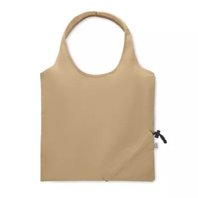 Torba składana z recyklingu 140 g/m² CARRIE COLOUR - Khaki (MO2487-39)