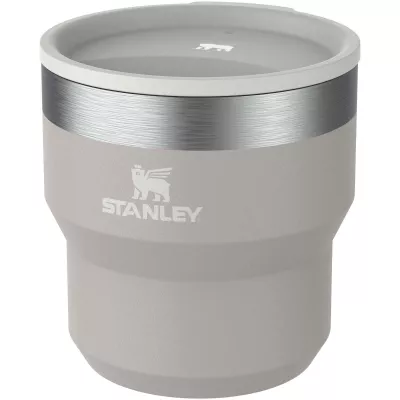 Termoizolowany kubek kempingowy Stanley Stay Hot 295 ml ze stali nierdzewnej, umożliwiający wkładanie kubków jeden w drugi - Szary (10097382)