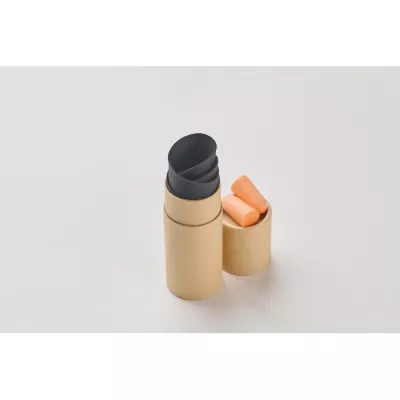 Zestaw podróżny maska na oczy i zatyczki MASKSET - Bezowy (MO2472-13)