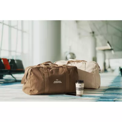 Torba podróżna z recyklingu 450 g/m² DUFFAS COLOUR - Khaki (MO2508-39)