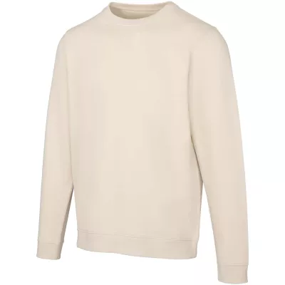 Jasper organiczna bluza unisex z recyklingu o gramaturze 280 g/m² z okrągłym dekoltem i certyfikatem OCS - Sandstone (39561-SANDSTON)
