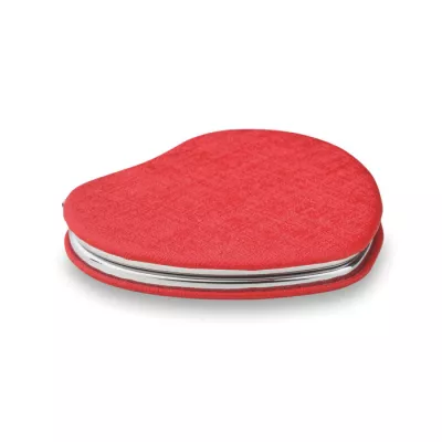 Lusterko podwójne w kształcie serca GLOW HEART - Czerwony (MO8980-05)
