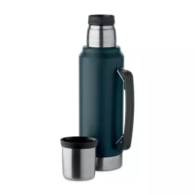 Termos stalowy z kubkiem 1000 ml NYIMA - Francuski Granat (MO2710-85)