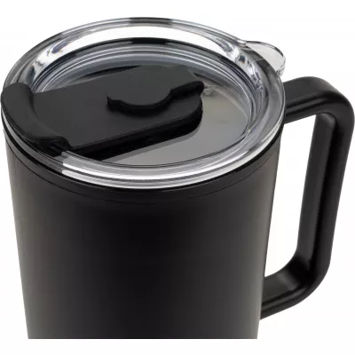 Kubek ze słomką XXL 1200 ml TEODORA - czarny (8468603)