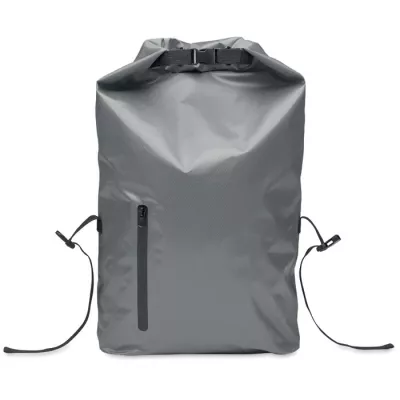 Plecak wodoodporny rolltop z RPET 25 l SCUBAROLL - Kamienny Szary (MO2181-15)