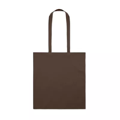 Torba bawełniana 38x42 cm 140 g/m² COTTONEL COLOUR + - Czekolada (MO9268-41)