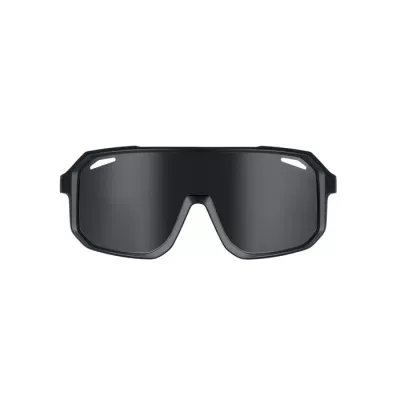Okulary sportowe z lustrzanymi soczewkami UV400 FLASH - Czarny (MO2816-03)