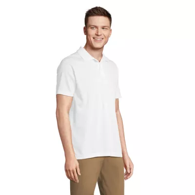 Polo sportowe unisex z recyklingu Sol's PITCHER - Bialy (S04442-WH)