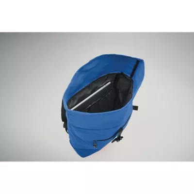 Plecak rolltop na laptop 15" z poliestru 600D IREA - Niebieski (MO2170-37)