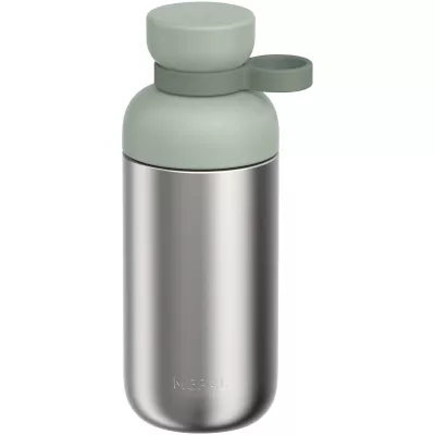 Butelka na wodę Mepal Vita 500 ml wykonana ze stali nierdzewnej z recyklingu - Zielony szałwiowy (11316762)