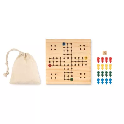 Gra planszowa chińczyk z drewna LUDO - Drewna (MO6110-40)