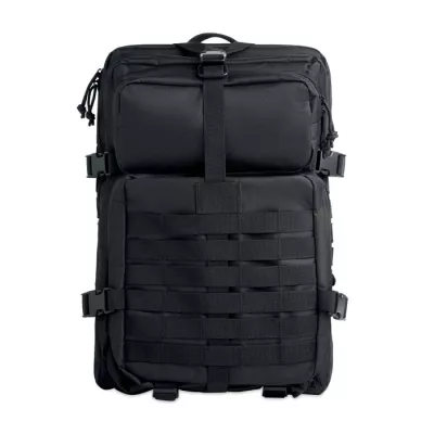Plecak turystyczny z RPET 600D 50 l CARRYCONFI - Czarny (MO2970-03)