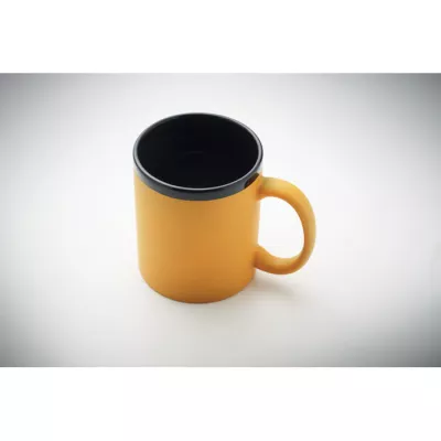 Kubek ceramiczny soft touch 300 ml RUBY - Zólty (MO2719-08)