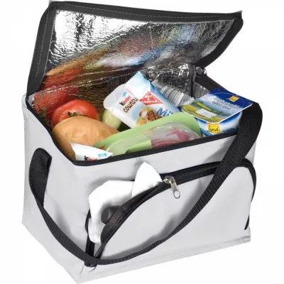 Torba termiczna na 6 puszek 500 ml JEFFREY - biały (6832106)