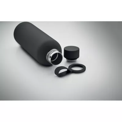 Butelka termiczna ze stali z recyklingu 500 ml EMERALD - Czarny (MO2315-03)