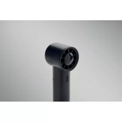 Mini wentylator ręczny z wyświetlaczem 2600 mAh GLACI - Czarny (MO2780-03)