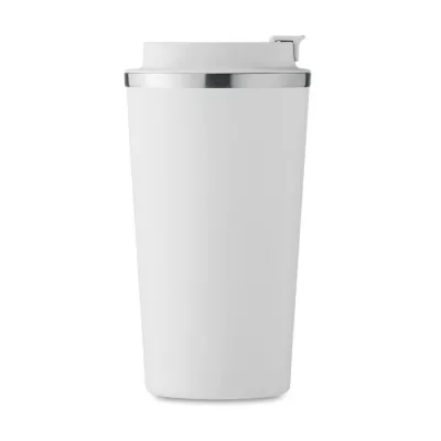 Kubek termiczny ze stali z recyklingu 510 ml BRACE + - Bialy (MO6579-06)