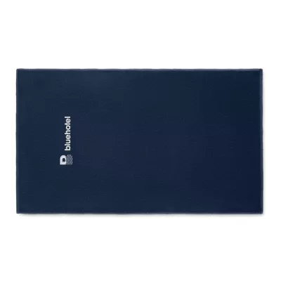 Ręcznik żakardowy SEAQUAL® 100x170 cm 500 g/m² WATER - Niebieski (MO2060-04)